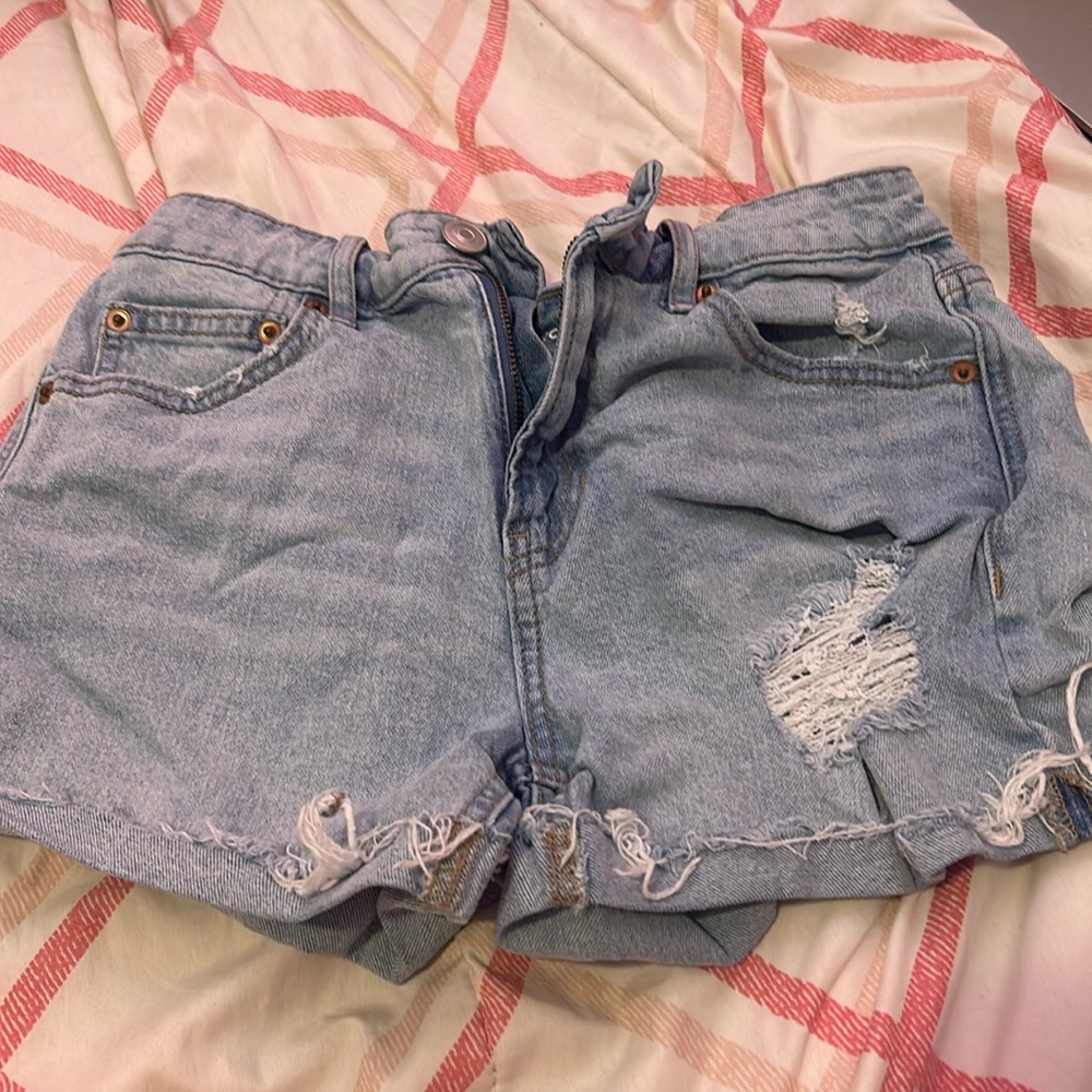 Denim shorts